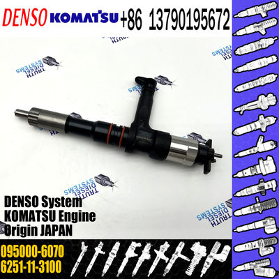 Fuel Injector 0950006070 6251113100 6251-11-3100 095000-6070