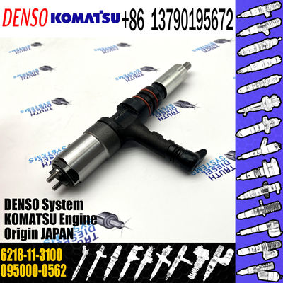 6D140 Engine Injector 095000-0562 For 6218-11-3100 PC750-6 PC600-8 PC800-6