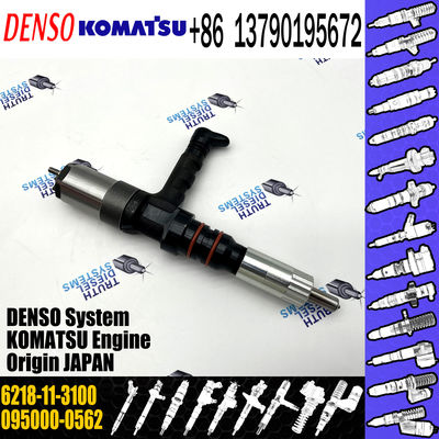 6D140 Engine Injector 095000-0562 For 6218-11-3100 PC750-6 PC600-8 PC800-6
