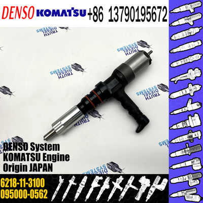 6D140 Engine Injector 095000-0562 For 6218-11-3100 PC750-6 PC600-8 PC800-6