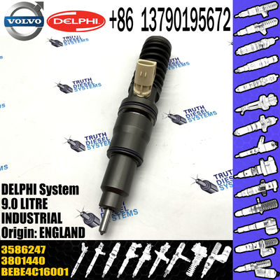 Common Rail Injector 3586247 BEBE4C15001 BEBE4C10001 RE533608 33800-82700 for VOL 9.0 LITRE TRUCK