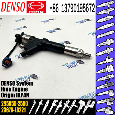 New Diesel Common Rail Fuel Injector 295050-2580 23670-E0221 For HINO Engine