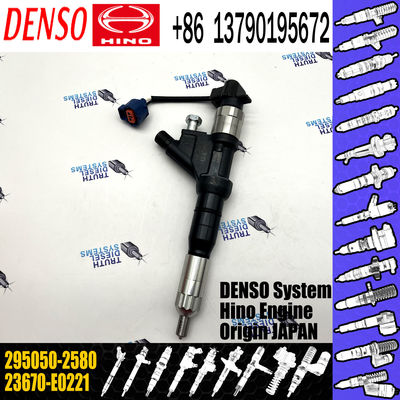 New Diesel Common Rail Fuel Injector 295050-2580 23670-E0221 For HINO Engine