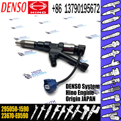 New Diesel Common Rail Fuel Injector 23670-E0590 295050-1590 For HINO P11C Engine