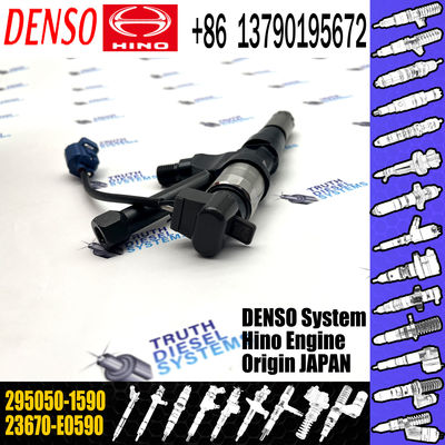 New Diesel Common Rail Fuel Injector 23670-E0590 295050-1590 For HINO P11C Engine
