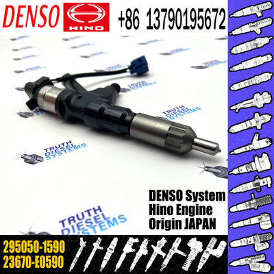 New Diesel Common Rail Fuel Injector 23670-E0590 295050-1590 For HINO P11C Engine