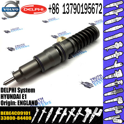 Common Rail injector 33800-84400 33800-84410 3380084400 BEBE4C09101 For Hyundai Truck D6CB Diesel Engine