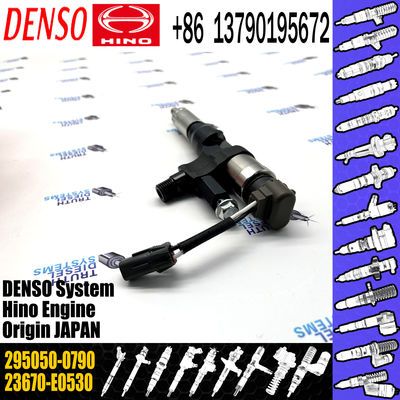 diesel common rail injector 23670-E0530 diesel engine fuel injector 295050-0790 for HINO J08E 23670-E0530