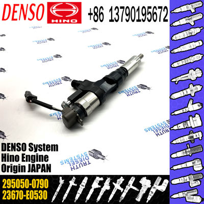 diesel common rail injector 23670-E0530 diesel engine fuel injector 295050-0790 for HINO J08E 23670-E0530