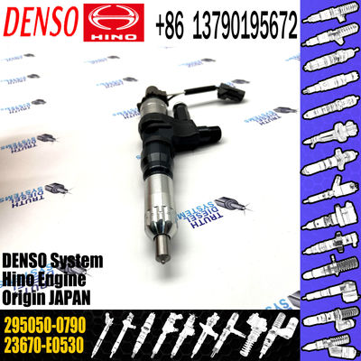 diesel common rail injector 23670-E0530 diesel engine fuel injector 295050-0790 for HINO J08E 23670-E0530