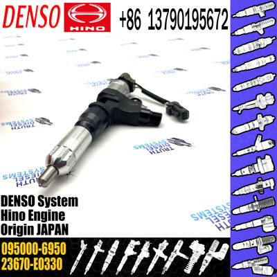 Common rail fuel injector 095000-6950 095000-6951 095000-6952 for HINO J05D 23670-E0330