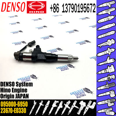 Common rail fuel injector 095000-6950 095000-6951 095000-6952 for HINO J05D 23670-E0330