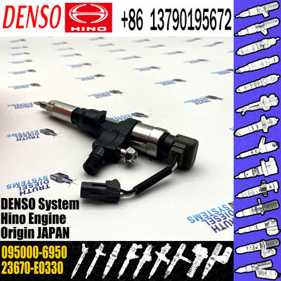 Common rail fuel injector 095000-6950 095000-6951 095000-6952 for HINO J05D 23670-E0330