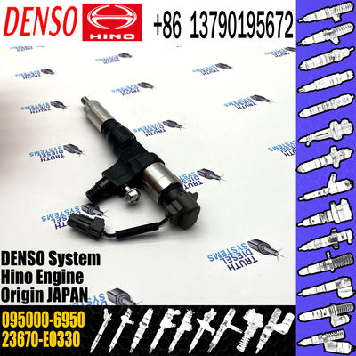 Common rail fuel injector 095000-6950 095000-6951 095000-6952 for HINO J05D 23670-E0330