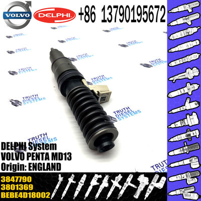 High Quality 4 pin Diesel Fuel Injector 3801369 Common Rail Injector BEBE4D18002 For VOL Truck PENTA MD13