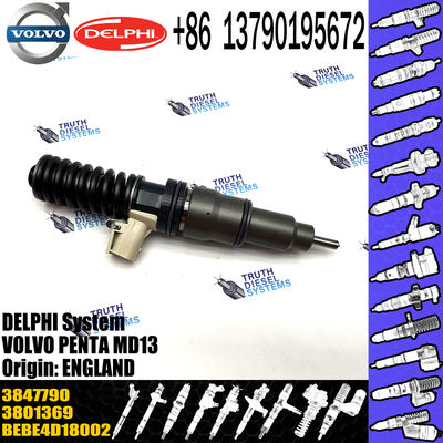 High Quality 4 pin Diesel Fuel Injector 3801369 Common Rail Injector BEBE4D18002 For VOL Truck PENTA MD13