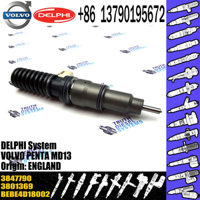High Quality 4 pin Diesel Fuel Injector 3801369 Common Rail Injector BEBE4D18002 For VOL Truck PENTA MD13