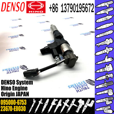 Injector 295050-1170 095000-6750 095000-6753 For HINO J08E 23670-E0030 23670-E0031