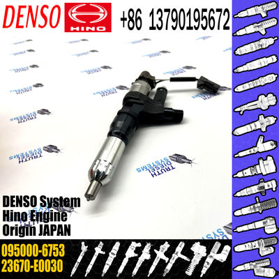 Injector 295050-1170 095000-6750 095000-6753 For HINO J08E 23670-E0030 23670-E0031