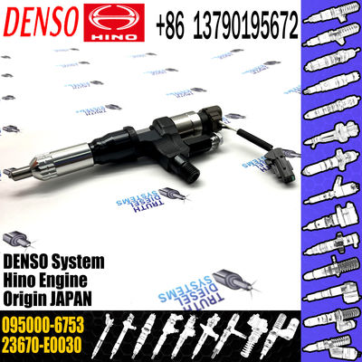 Injector 295050-1170 095000-6750 095000-6753 For HINO J08E 23670-E0030 23670-E0031