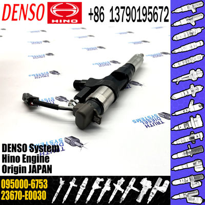 Injector 295050-1170 095000-6750 095000-6753 For HINO J08E 23670-E0030 23670-E0031