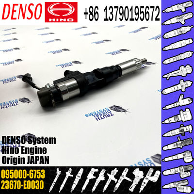 Injector 295050-1170 095000-6750 095000-6753 For HINO J08E 23670-E0030 23670-E0031