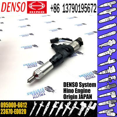 Common Rail Injector 095000-6612 095000-6613 23670-E0020 For HINO J08E