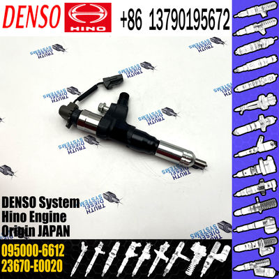 Common Rail Injector 095000-6612 095000-6613 23670-E0020 For HINO J08E
