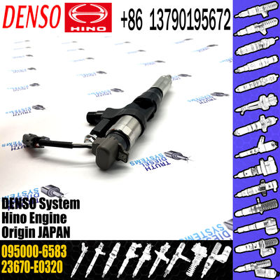 Common rail fuel injector 095000-6581, 095000-6582, 095000-6583 for HINO J08E 330PS 23670-E0320,