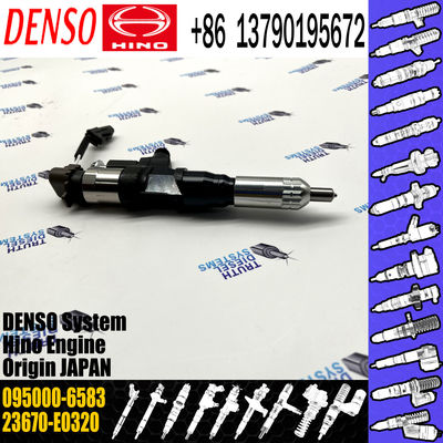 Common rail fuel injector 095000-6581, 095000-6582, 095000-6583 for HINO J08E 330PS 23670-E0320,