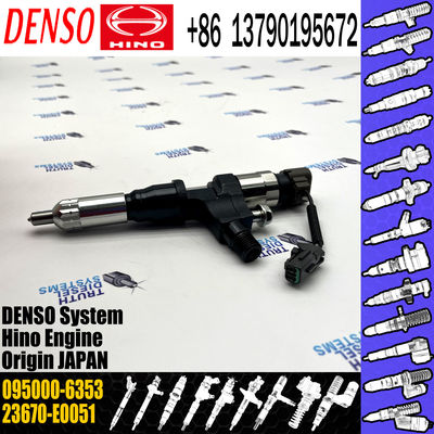 Genuine common rail fuel injector 095000-6353 for HINO J05E 236730-E0051