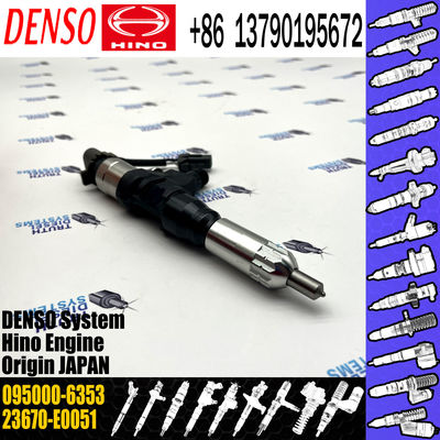 Genuine common rail fuel injector 095000-6353 for HINO J05E 236730-E0051
