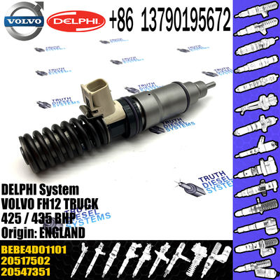 common rail injector 20517502 BEBE4D01001 BEBE4D01101 for VOL D12 engine diesel injector nozzle 20517502 BEBE4D01001