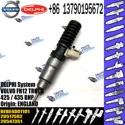 common rail injector 20517502 BEBE4D01001 BEBE4D01101 for VOL D12 engine diesel injector nozzle 20517502 BEBE4D01001