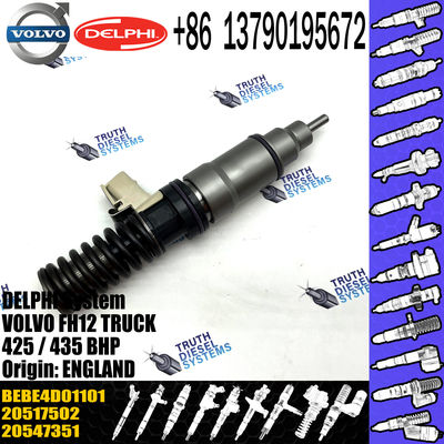 common rail injector 20517502 BEBE4D01001 BEBE4D01101 for VOL D12 engine diesel injector nozzle 20517502 BEBE4D01001