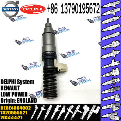 common rail injector 20555521 BEBE4D04002 for VOL / trucks MD11 diesel injector nozzle 20555521 BEBE4D04002