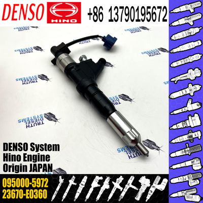 Common Diesel Fuel Injector 095000-5970 0950005970 23670-E0360 095000-5971 095000-5972