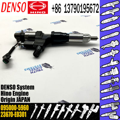 New Diesel Common Rail Injector 095000-5960 For HINO 23670-E0300 23670-E0301