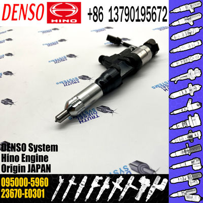 New Diesel Common Rail Injector 095000-5960 For HINO 23670-E0300 23670-E0301