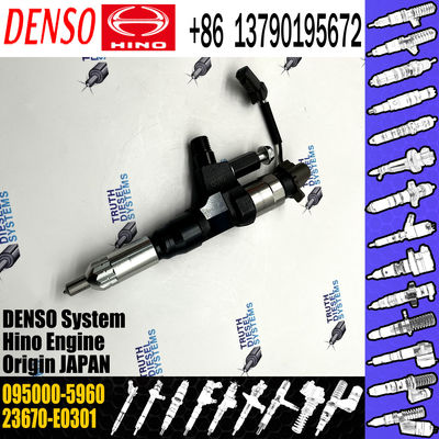 New Diesel Common Rail Injector 095000-5960 For HINO 23670-E0300 23670-E0301