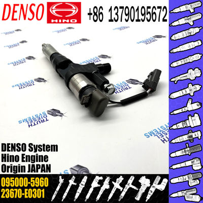 New Diesel Common Rail Injector 095000-5960 For HINO 23670-E0300 23670-E0301