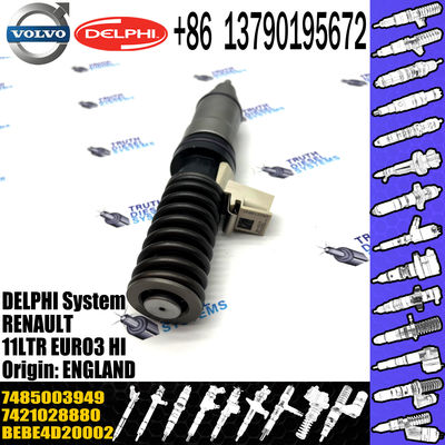 Diesel Fuel Injector 20555521 7421028880 7421644598 7485003042 7485003949 for VOL  11LTR EURO3 HI