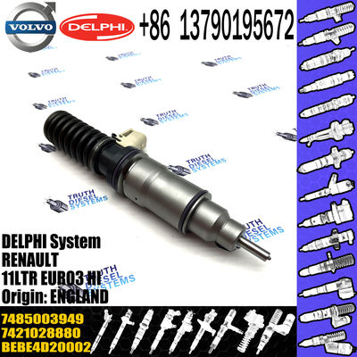 Diesel Fuel Injector 20555521 7421028880 7421644598 7485003042 7485003949 for VOL  11LTR EURO3 HI
