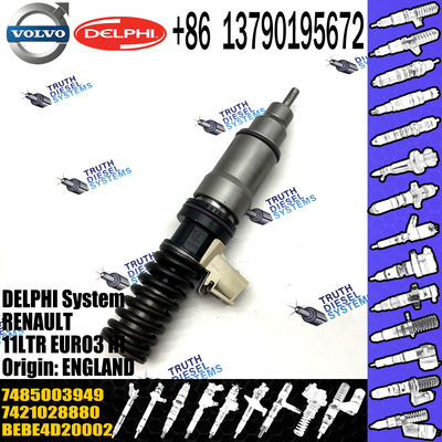 Diesel Fuel Injector 20555521 7421028880 7421644598 7485003042 7485003949 for VOL  11LTR EURO3 HI