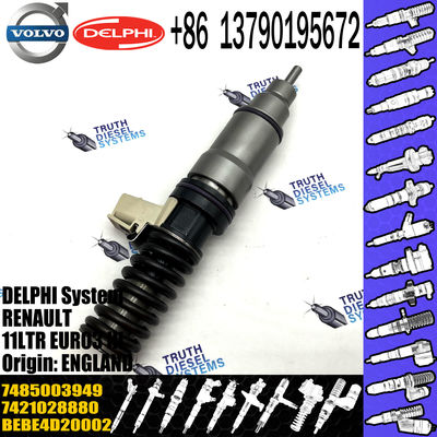 Diesel Fuel Injector 20555521 7421028880 7421644598 7485003042 7485003949 for VOL  11LTR EURO3 HI