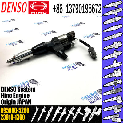 Fuel Injector 095000-5280 For HINO Truck J08E 23910-1360 23670-E0291 23670-E0290