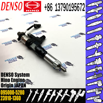 Fuel Injector 095000-5280 For HINO Truck J08E 23910-1360 23670-E0291 23670-E0290