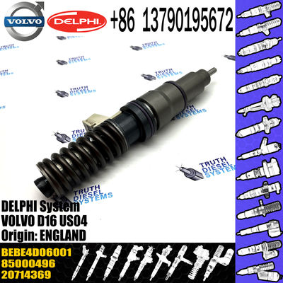 Diesel Fuel Injector 85000496 BEBE4D06001 BEBE5D32001 85000496 E3.18 for VOL MD13 EURO 4 HIGH POWER