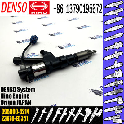 Injector 095000-5215 23670-E0351 23910-1252 23670-E0350 095000-5212 095000-5214 for HINO