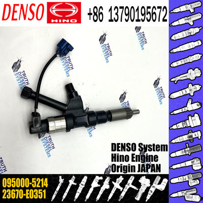 Injector 095000-5215 23670-E0351 23910-1252 23670-E0350 095000-5212 095000-5214 for HINO